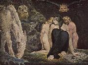 William Blake The Night of Enitharmon's Joy oil